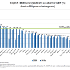 Die Bundesrepublik erreicht die Zwei-Prozent-Quote ihres BIPs zu Verteidigungsausgaben derzeit nicht. Quelle: NATO official figures.